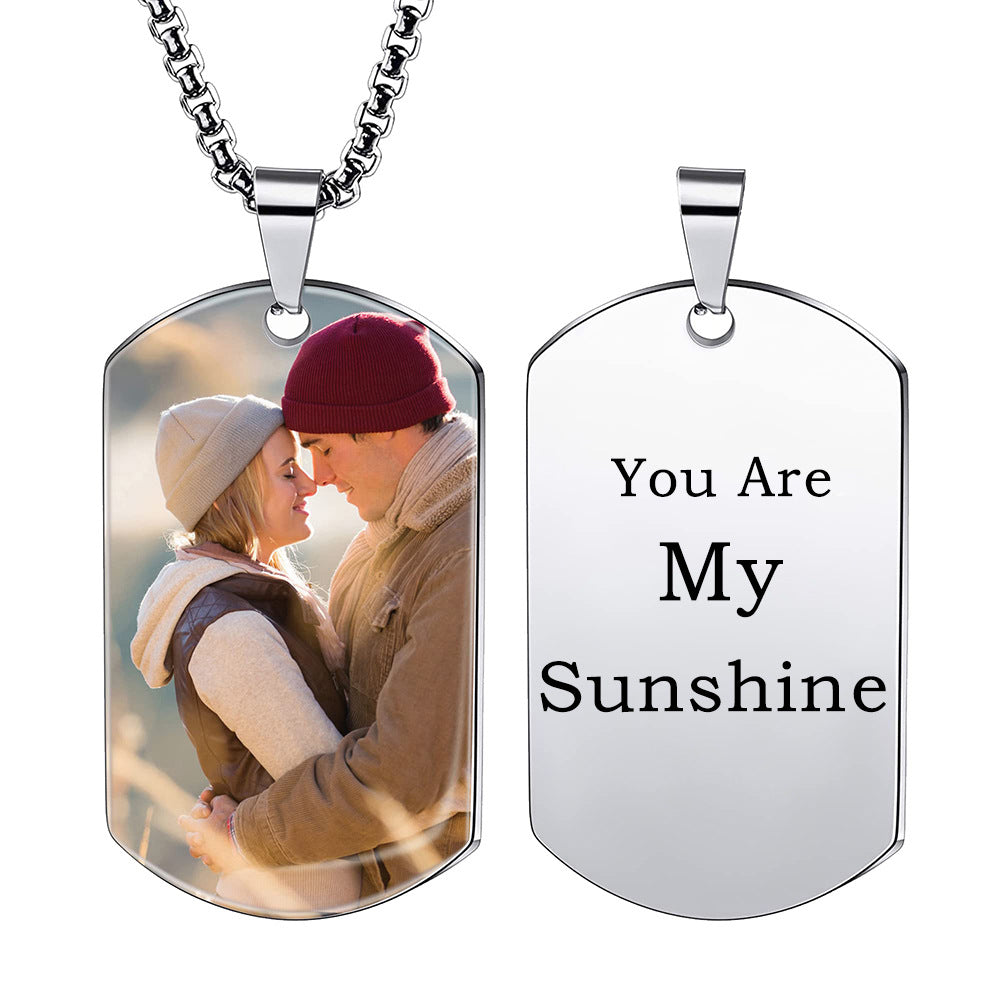 Pictures of necklaces personalized with photos, personalized necklaces for women men custom engraved necklaces with photo text