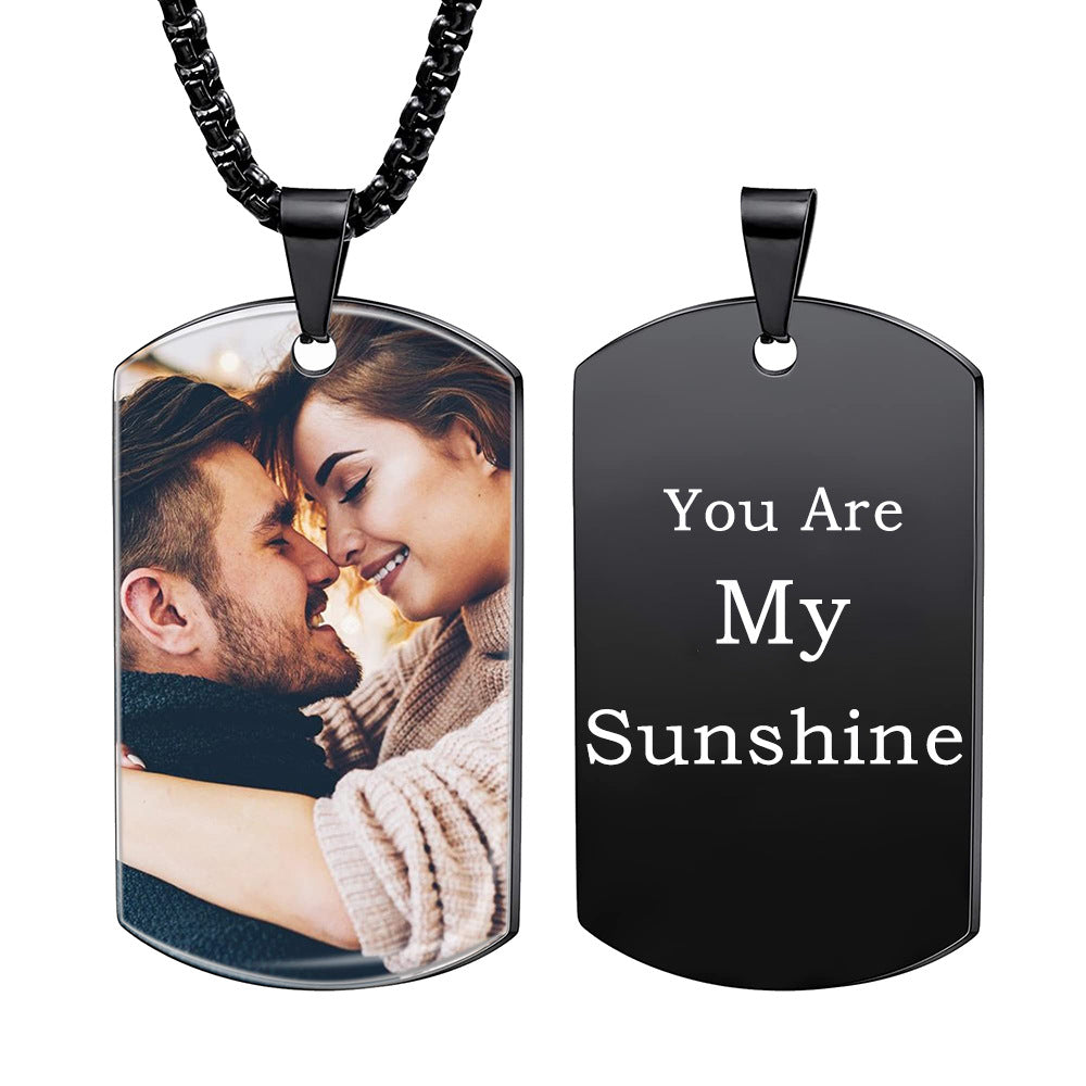 Pictures of necklaces personalized with photos, personalized necklaces for women men custom engraved necklaces with photo text