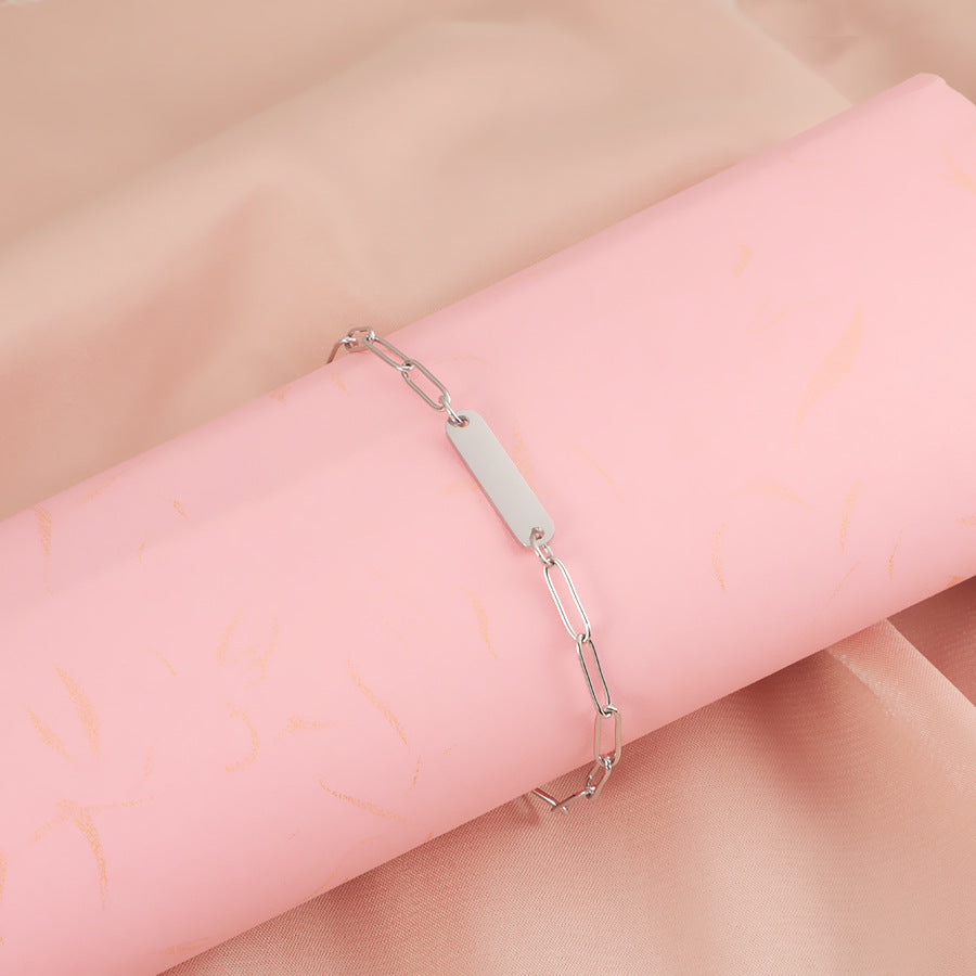 Custom Multiple Name Charm Bracelet Personalized Engraved Jewelry, Friendship Gift for Women or Mom, Couples Bracelet, Birthday or Mothers Day Gift – P-1BR-W