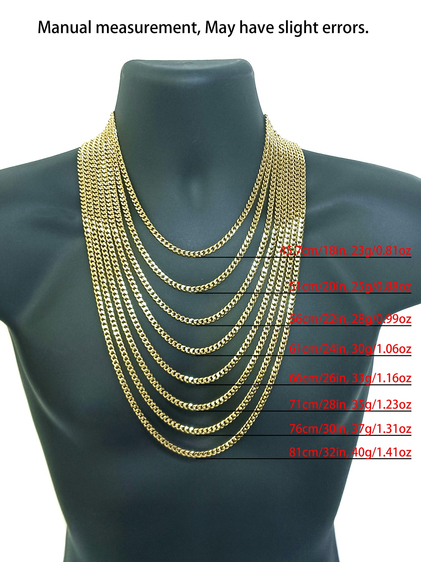 Cuban Link Chains for Men Stainless Steel Chunky Miami Curb Cuban Chain Necklace for Men