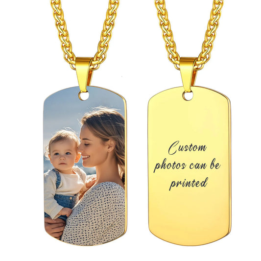 Pictures of necklaces personalized with photos, personalized necklaces for women men custom engraved necklaces with photo text