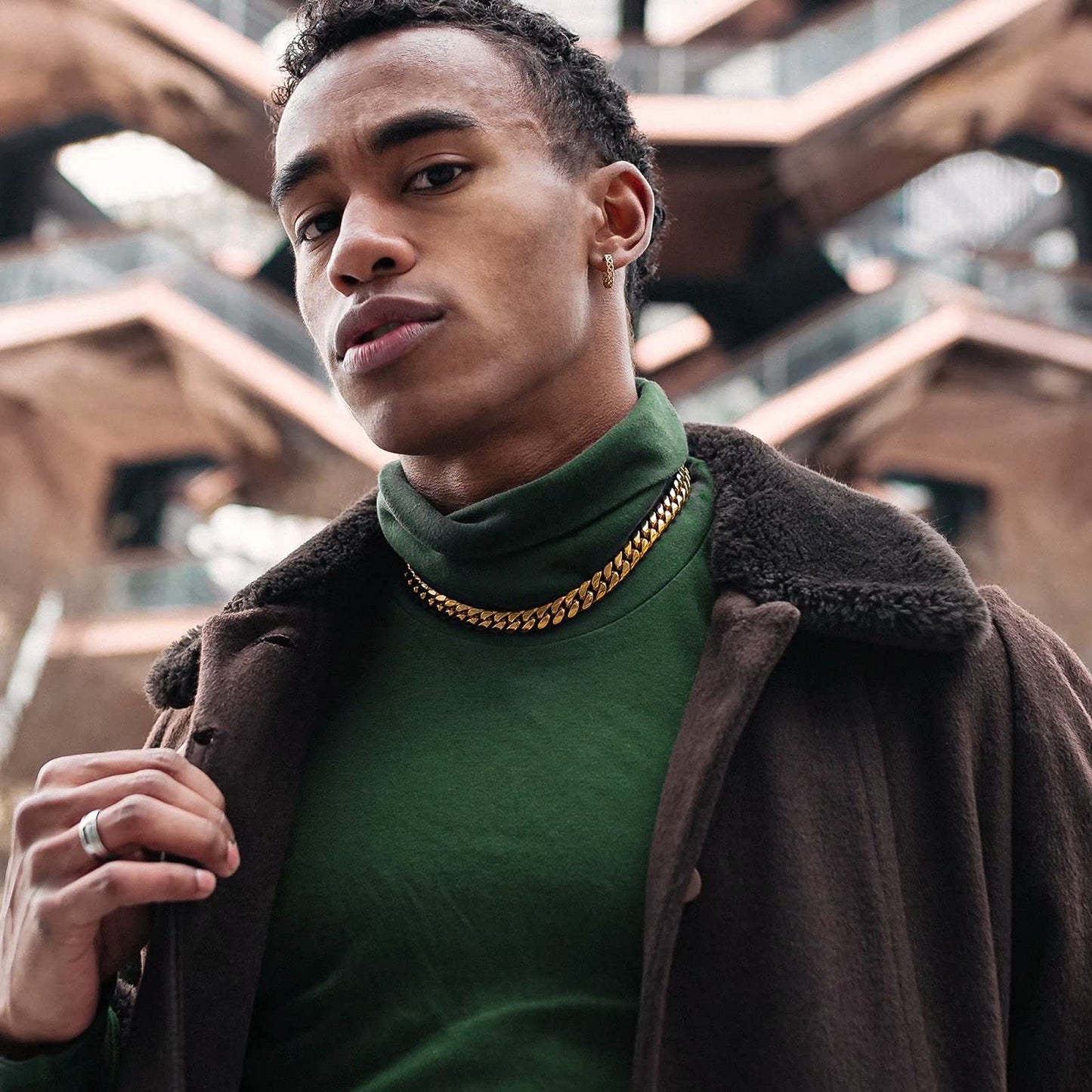 Cuban Link Chains for Men Stainless Steel Chunky Miami Curb Cuban Chain Necklace for Men