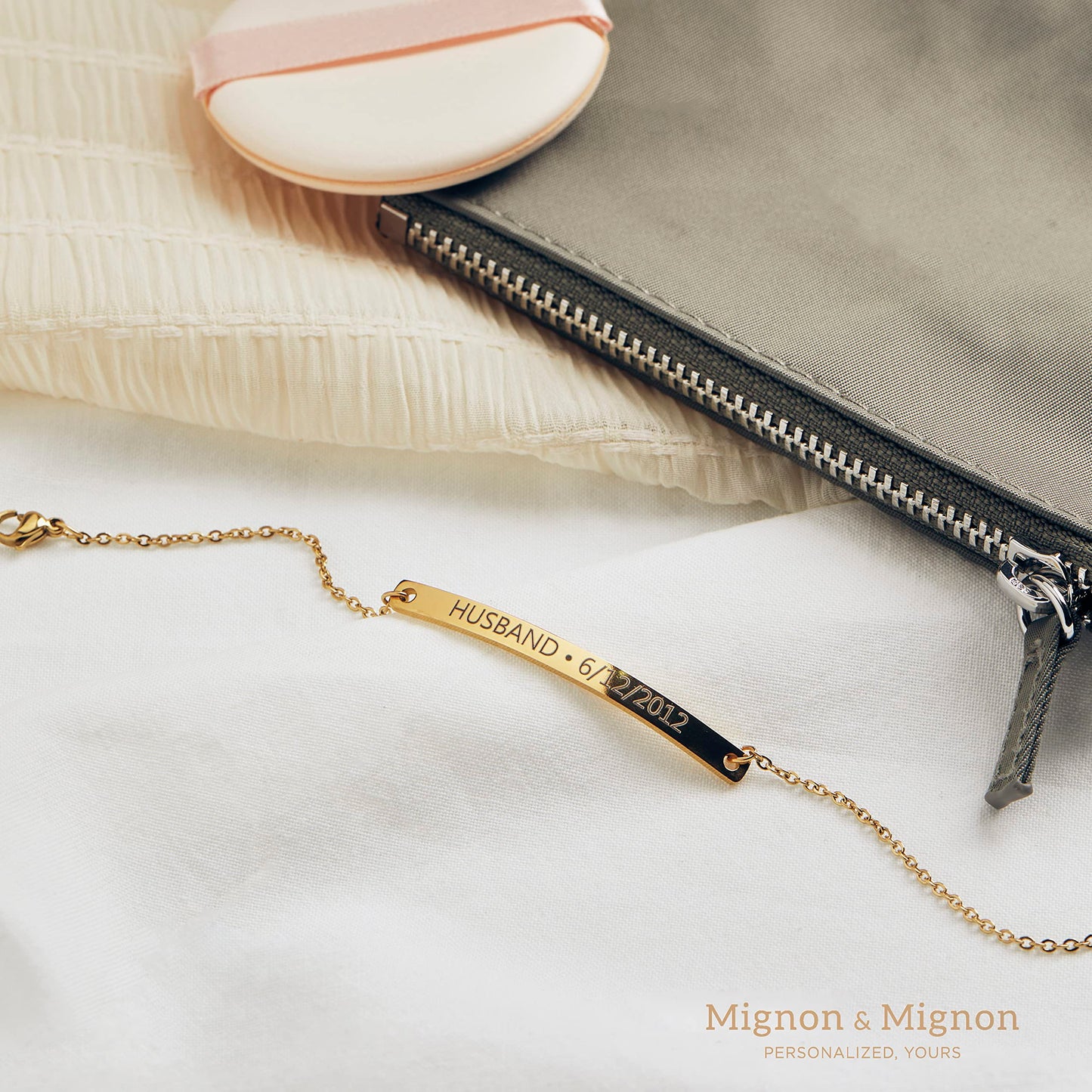 Delicate Coordinate Bracelet Mother's Day Personalized Engraved with Name Bridesmaid Girlfriend Best Friend Birthday Gift for Women